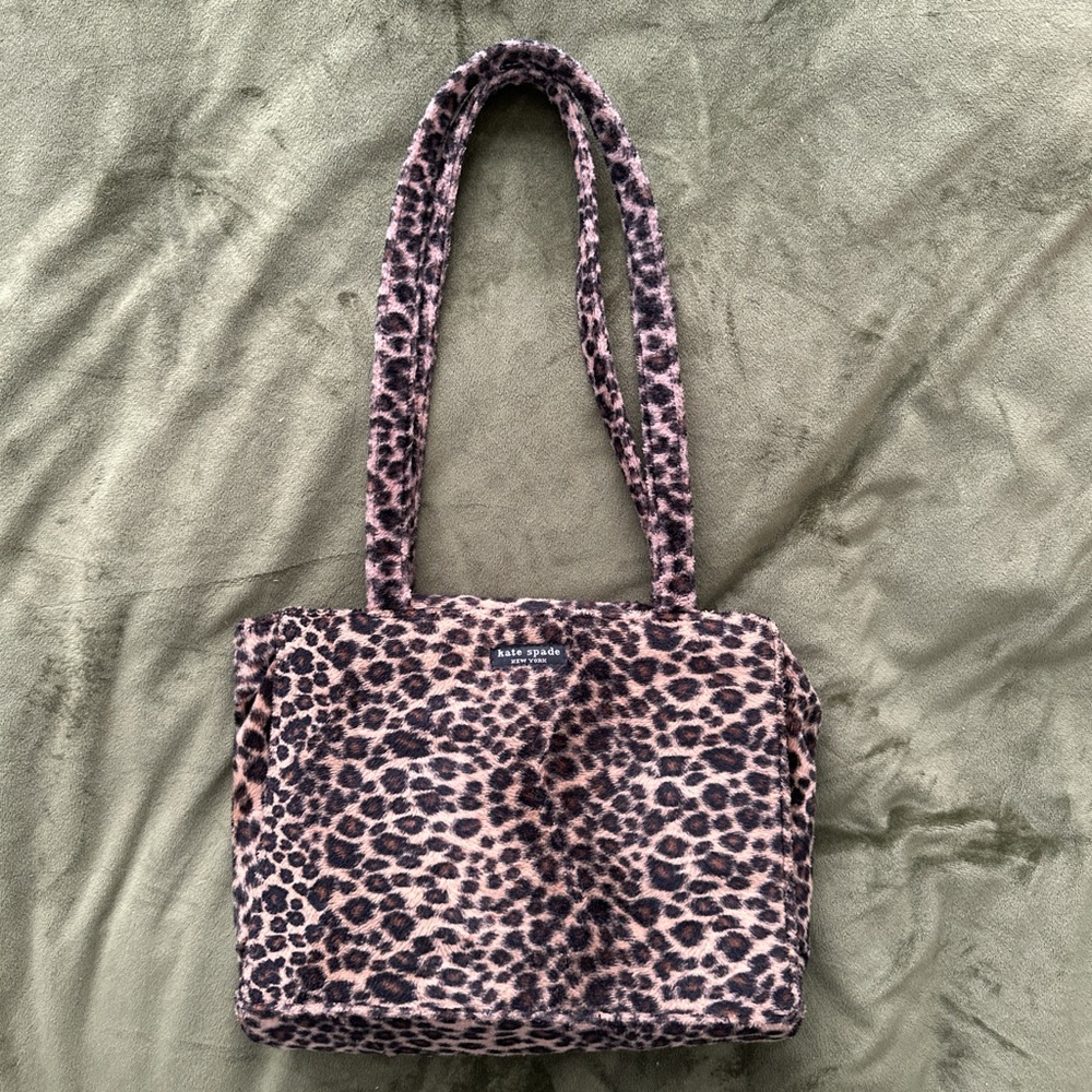 Kate Spade Vintage 2000s Leopard Mini Shoulder Bag